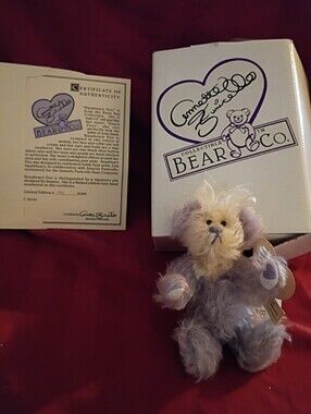 Annette Funicello Collectible Bear with certificate of authencity